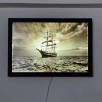 تابلو شیشه ای چراغدار