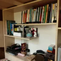 تخت دو طبقه ام دی اف|تخت و سرویس خواب|قم, پردیسان|دیوار