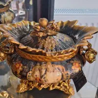 ظروف تزیینی ویترین زیرخاکی|کلکسیون اشیاء عتیقه|اصفهان, امامزاده اسماعیل|دیوار