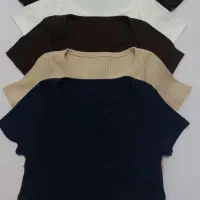 تیشرت یقه دلبری