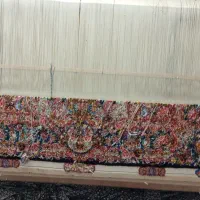 فرش نیمه کاری سالاری چله ابریشم|فرش|تبریز, |دیوار