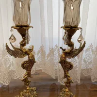 شمعدان برنز اصل|صنایع دستی و سایر لوازم تزئینی|خوی, |دیوار