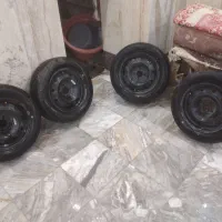 چهار حلقه رینگ و لاستیک 15 نو