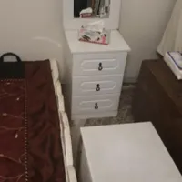 آئینه کنسول همراه باصندلی جنس پلی استر