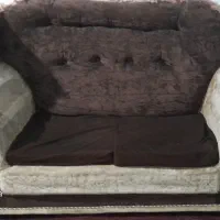 مبل قهوه ای دست دوم|مبلمان خانگی و میز عسلی|مرودشت, ژیان|دیوار