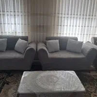 فروش مبل ۷ نفره تمیز همراه با روکش