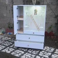 قفس پرنده چوبی ضد آب|لوازم جانبی حیوانات|ابریشم, |دیوار