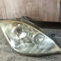 چراغ فابریک جلو تیبا و یک آینه بغل و قالپاق