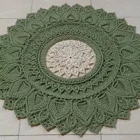 فرشینه سبز قطر ۱متر آماده تحویل و ارسال