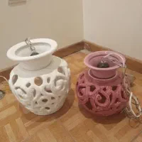 لوستر تک شاخه سرامیک
