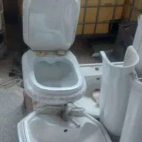 توالت فرنگی و روشویی|لوازم سرویس بهداشتی|محمدیه-قزوین, |دیوار