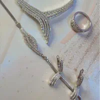 سرویس جواهر نقره ایتالیا