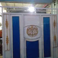 درب حیاط ۳لنگه ماشین رو