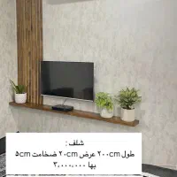 شلف چوب دیوار|کتابخانه، شلف، قفسههای دیواری|محمدشهر, محمدشهر|دیوار