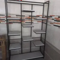 بوفه فلزی مدرن به قیمت کارگاه|بوفه، ویترین، کنسول|شیراز, زرهی|دیوار