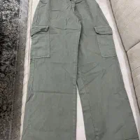 شلوار کارگر رنگ سبز مغز پسته ای