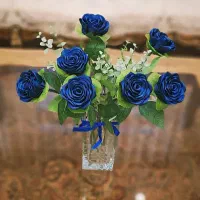 گل رز های برگدار (ربانی)