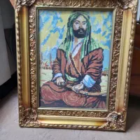 تابلو قدیمی الله حضرت علی