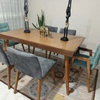میز غذاخوری ۶نفره چوب راش|میز و صندلی غذاخوری|همدان, |دیوار