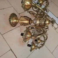 لوستر برنز .برنزی .|لوستر و چراغ آویز|مشهد, طلاب|دیوار