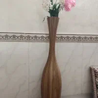 گلدان بامبو با گل مصنوعی|گل مصنوعی|پاکدشت, پاکدشت (مامازند)|دیوار