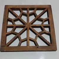 شبکه چوبی (اورسی) گره چینی