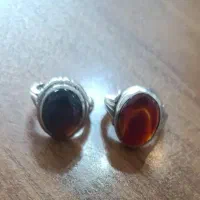 انگشتر عقیق یمن اصل رکاب آلیاژ