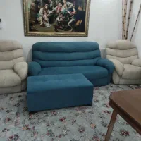 مبلمان راحتی ۵ نفره همراه پاف
