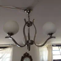 سه عدد لوستر استیل|لوستر و چراغ آویز|کرمان, |دیوار