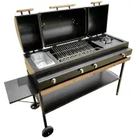 سرخ کن ساده باربیکیو سادان کبابپز کباب پز کد A4560