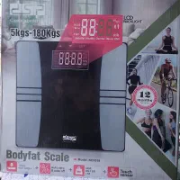 ترازو ۱۸۰ کیلویی DSP لمسی قابلیت نشان دادن BMI بدن