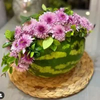 میوه آرایی وحکاکی هنداونه شب یلدا|خدمات پذیرایی، مراسم|زنجان, |دیوار