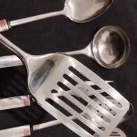 سرویس کفکیر ملاقه استیل|ظروف سرو و پذیرایی|میاندوآب, |دیوار