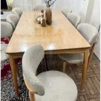 میز غذا خوری ۸ نفره باصندلی|میز و صندلی غذاخوری|سقز, |دیوار