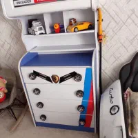 تخت خواب طرح ماشین پورشه