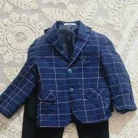 کاپشن و جلیقه شلوار سه عدد و کلی لباس دیگه|کفش و لباس بچه|آمل, |دیوار