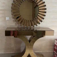 آینه کنسول رزگلد