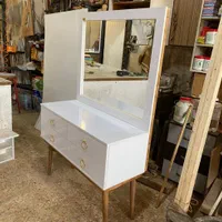 میز آرایش (۴ کشو)|مبلمان خانگی و میز عسلی|رشت, لاکان|دیوار