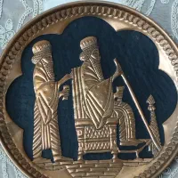بشقاب مسی دیوارکوب