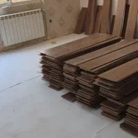قرنیزپارکت لمینت نصاب (خرید خریدار)کارکرده نو