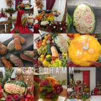 میوه آرایی شب چله،حکاکی هندوانه، کدو،تزیینات یلدا