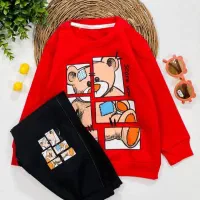 ست پسرانه پنبه لاکردار بیرون پوش با شلوارلی|کفش و لباس بچه|تبریز, |دیوار