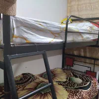 تخت ۲ طبقه فلزی|تخت و سرویس خواب|مشکین‌دشت, |دیوار