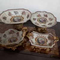 چهار تیکه ظرف پذیرایی