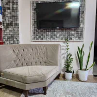 مبل ال هفت نفره با لاوست و جلومبلی|مبلمان خانگی و میز عسلی|چالوس, |دیوار