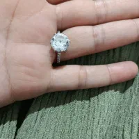 انگشتر تک نگین نقره|جواهرات|الشتر, |دیوار