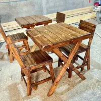 انواع مدل های میز نهار خوری چوب روس ضمانتی