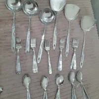 قاشق چنگال درحد برای ۳۰نفر مهمون بفروش میرسد|ظروف سرو و پذیرایی|خوی, |دیوار