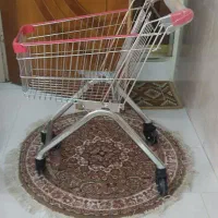 سبد خرید فلزی چرخ دار