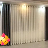 راف پرده رنگ طوسی نو